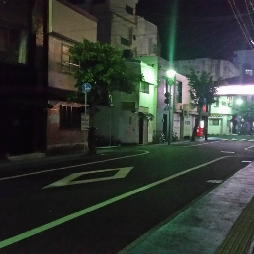 奄美大島の夜の街